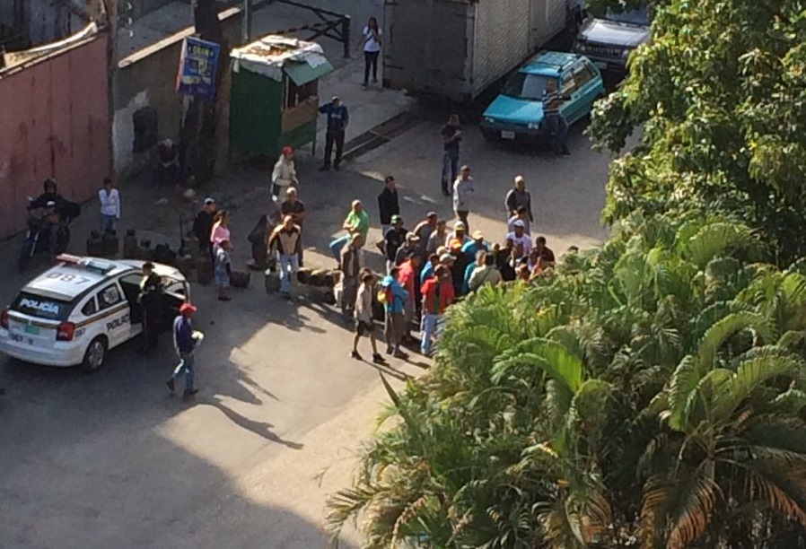 Protesta por falta de gas en El Llanito #16Ene (fotos)