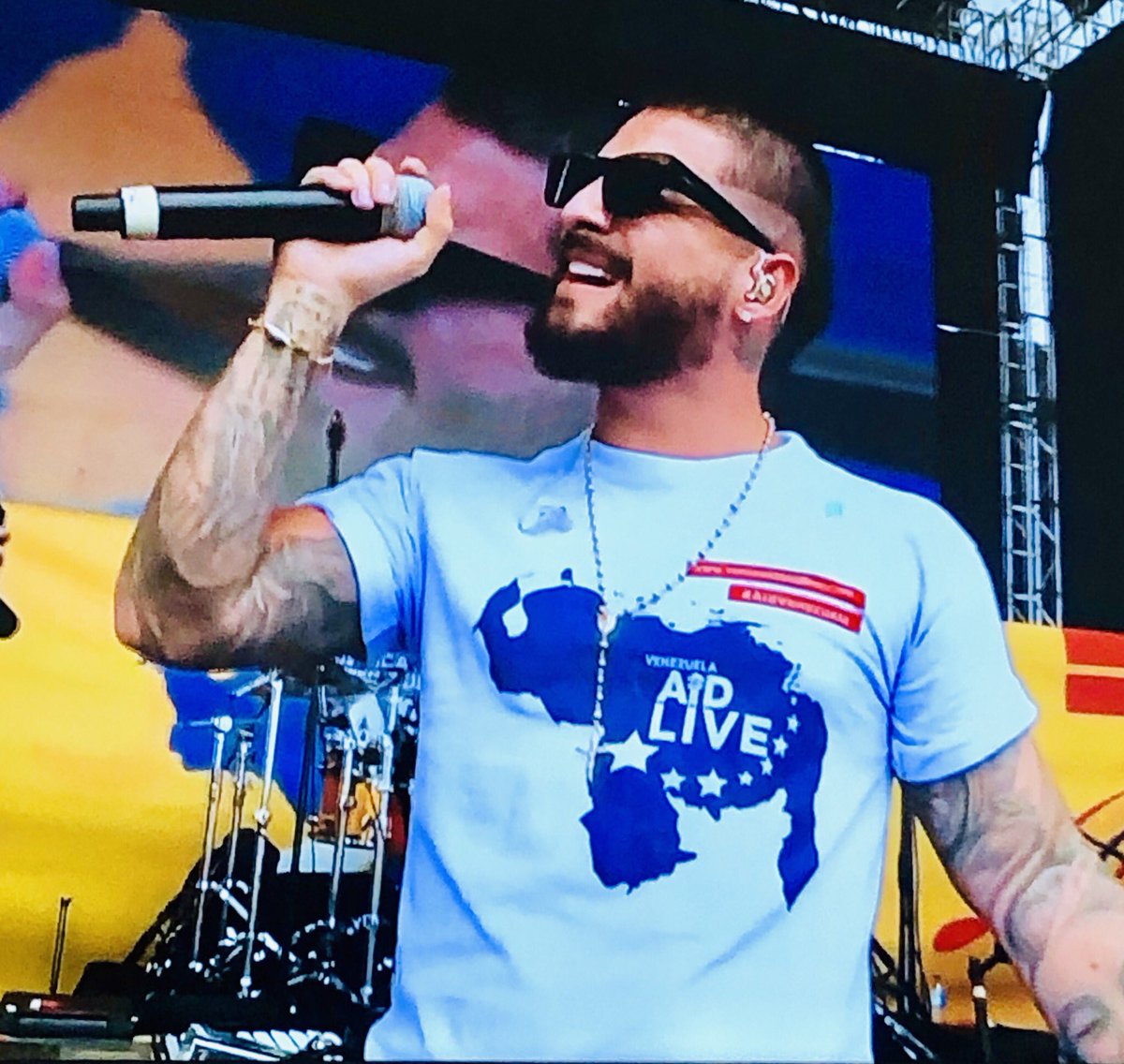 Así fue la presentación de Maluma en el Venezuela Aid Live