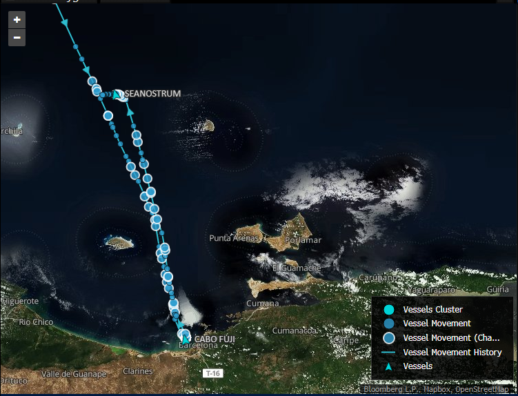 Un tanquero de Valero Energy partió de Jose esta semana sin cargar crudo