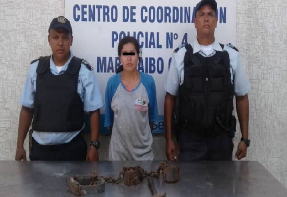 Madre zuliana encadenaba a su hijo con grilletes para “corregir” su carácter