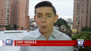 Canal de televisión de Miami denuncia desaparición de su periodista en Venezuela, Cody Weddle