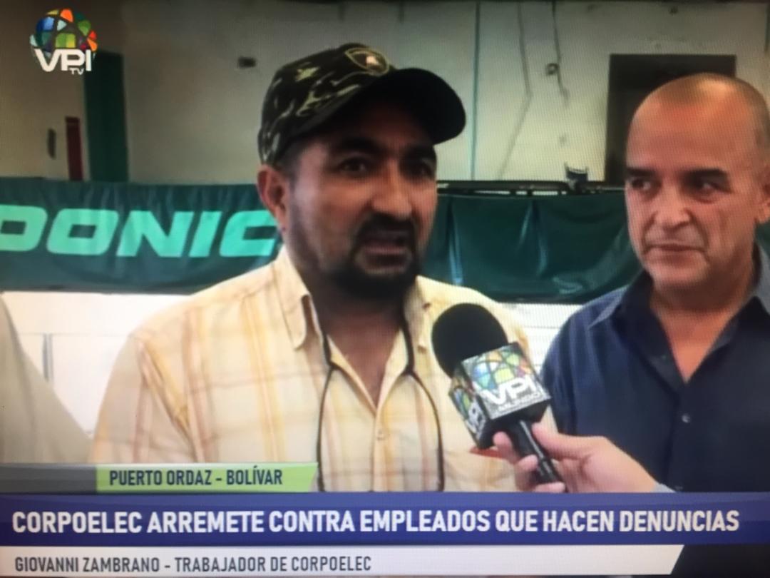 Dictan privativa de libertad contra trabajador de Corpoelec Geovanny Zambrano