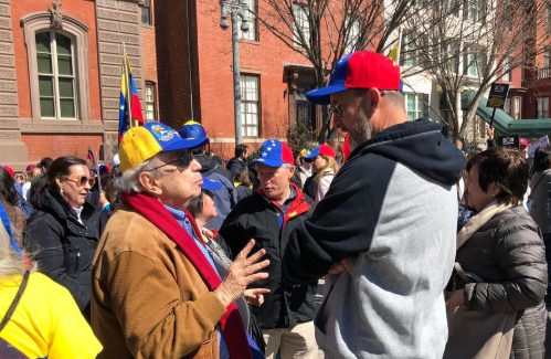 Encargado de negocios de los EEUU acudió a la manifestación de los venezolanos en Washington #16Mar