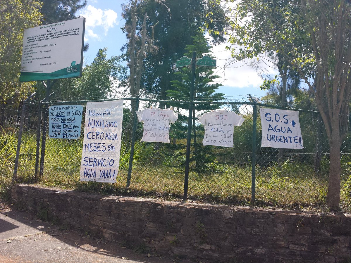 Desde el año pasado, Hidrocapital no envía agua a Altos de Monterrey en Baruta