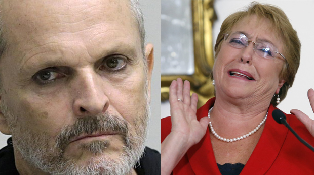 ¡Contundente! Miguel Bosé volvió a cantarle las verdades a Michelle Bachelet