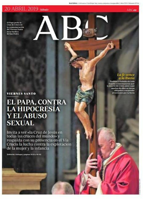 Portadas de la prensa internacional de este sábado 20 de abril de 2019