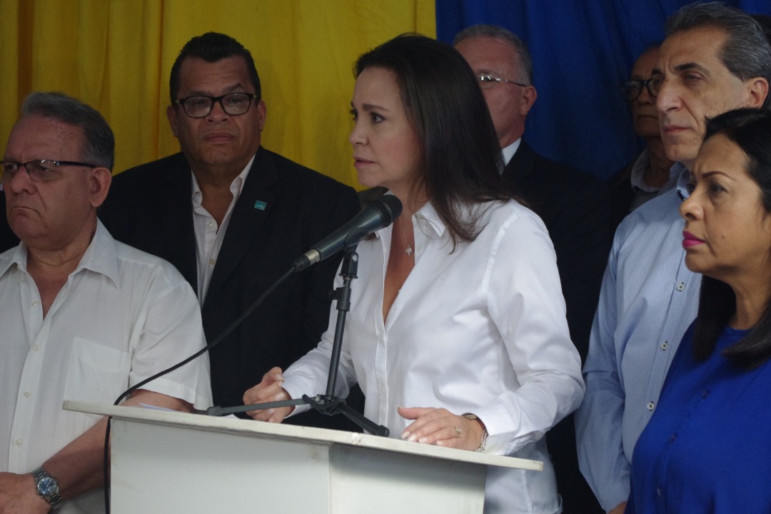 María Corina: Nuestros aliados tienen fuerzas muy superiores a las que respaldan a Maduro