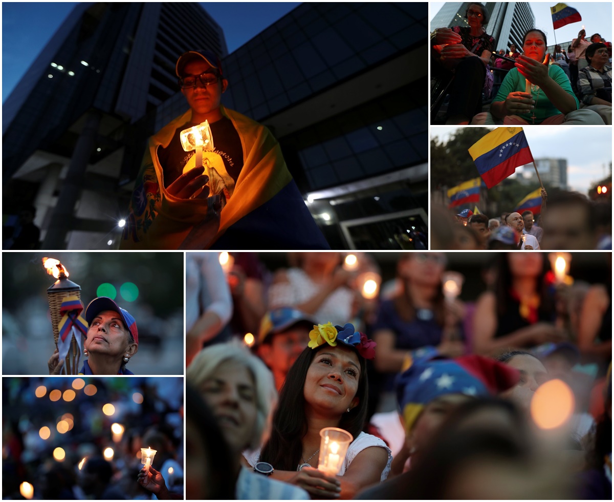 EN FOTOS: Caídos en las protestas son homenajeados como héroes de la democracia en Caracas