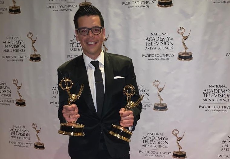 ¡Qué orgullo! Periodista deportivo venezolano, Carlos Mauricio Ramírez, no dejó pa’ nadie y se llevó DOS EMMY (FOTO)