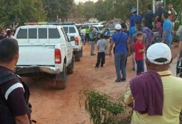 Muertos dos presuntos azotes de barrio en Machiques