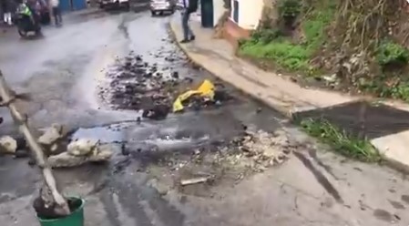 EN VIDEO: Baruteños protestan en El Peñón por bote de agua que tiene un mes #13Jun