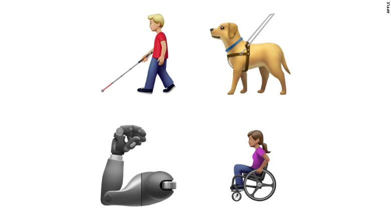 Apple lanza emojis con temas de discapacidad para impulsar una mayor diversidad