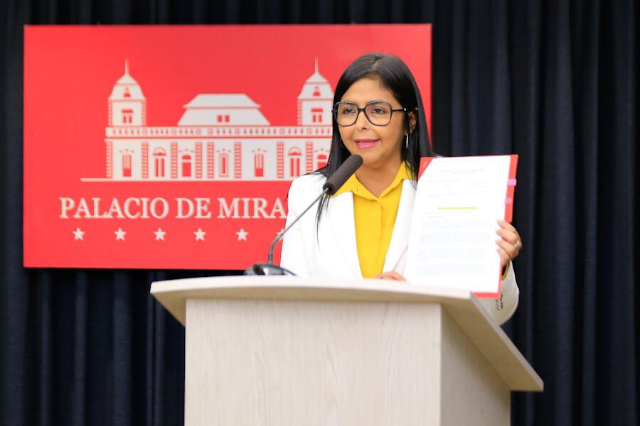 Delcy Eloína asegura que en EEUU descubrieron que Guaidó tiene presuntas “capacidades para robar” (VIDEO)