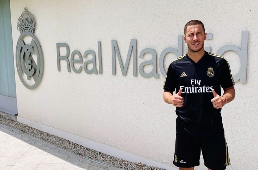 Hazard manda un ilusionante mensaje tras sumarse a la pretemporada del Real Madrid (FOTOS)