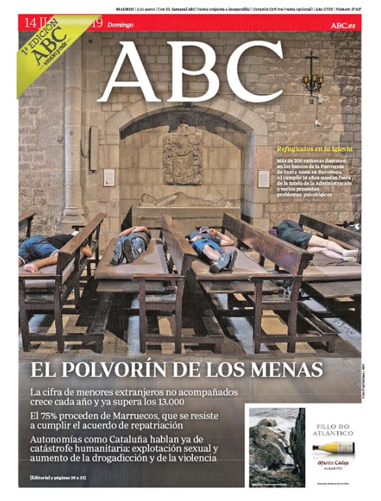 Portadas de la prensa internacional de este domingo 14 de julio de 2019