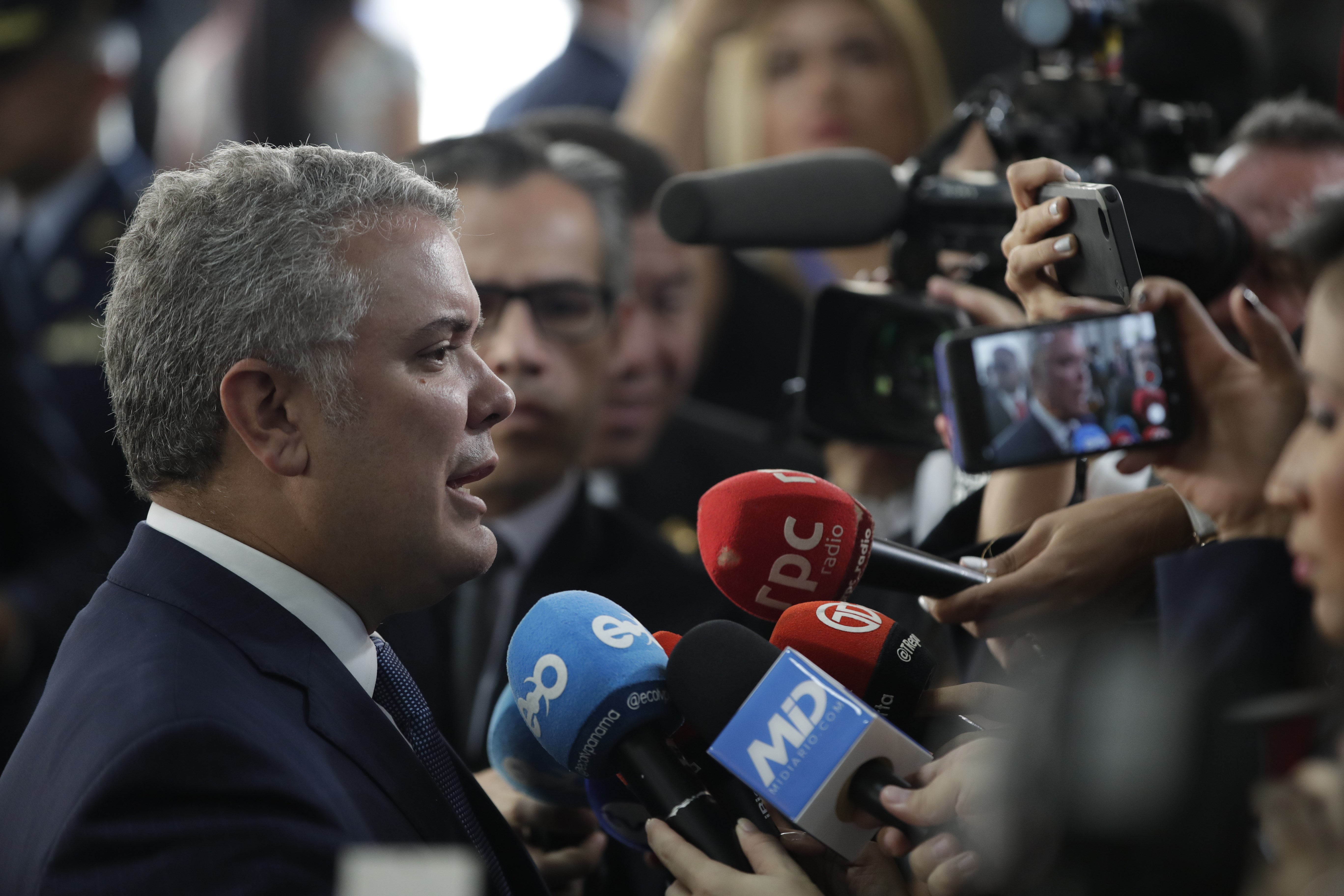 Iván Duque afirma que el narcotráfico quiere poner alcaldes y gobernadores