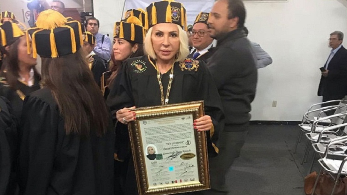 Laura Bozzo demandará a quien cuestione la validez de su título universitario