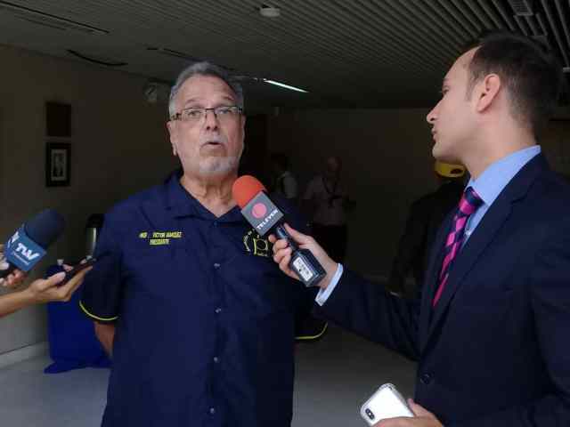 Víctor Márquez, Presidente de la Asociación de Profesores de la Universidad Central de Venezuela.