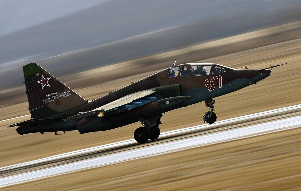 Un Sukhoi-25UB ruso se estrelló durante entrenamiento en el Cáucaso