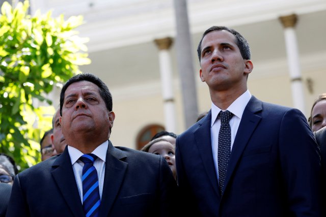 El reencuentro entre los líderes de la Asamblea Nacional: Guaidó, Zambrano y Gonzalez