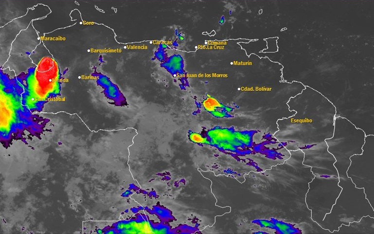 El estado del tiempo en Venezuela este domingo #1Sep, según el Inameh