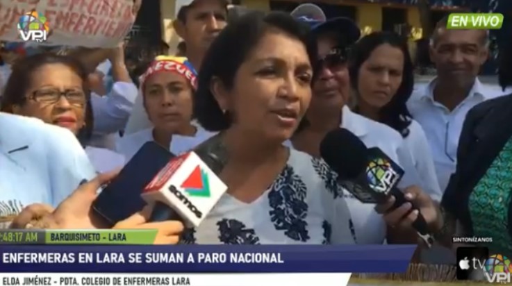 Enfermeras en el estado Lara se suman al paro nacional #30Oct