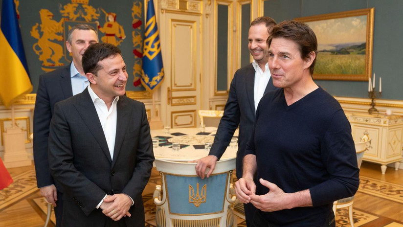 “¡Eres guapo! Como en el cine”: Tom Cruise visita Ucrania y el presidente no oculta su admiración al verlo (Video)