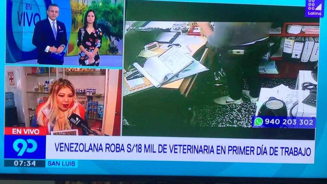 El drama que vivió venezolana en Perú acusada falsamente de robar 5 mil dólares