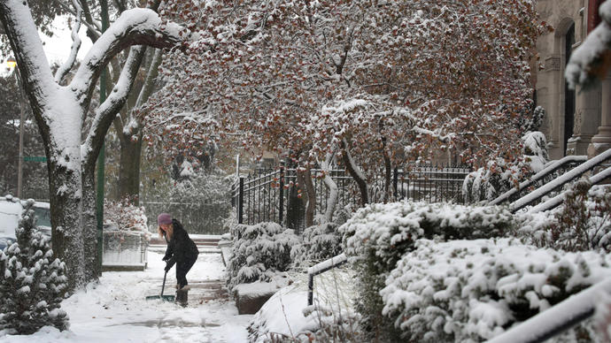 Nevadas y lluvias afectarán a millones en la semana de Acción de Gracias