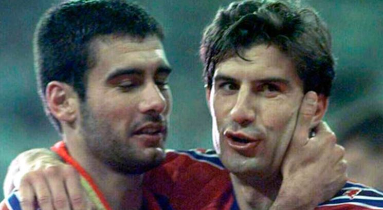 Luis Figo contó la verdad sobre supuesto romance con Guardiola cuando jugaban en el Barcelona