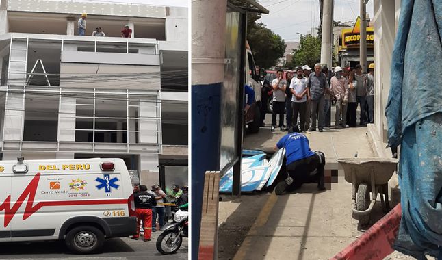 Obrero venezolano fallece tras caer del tercer piso de edificio en construcción en Perú