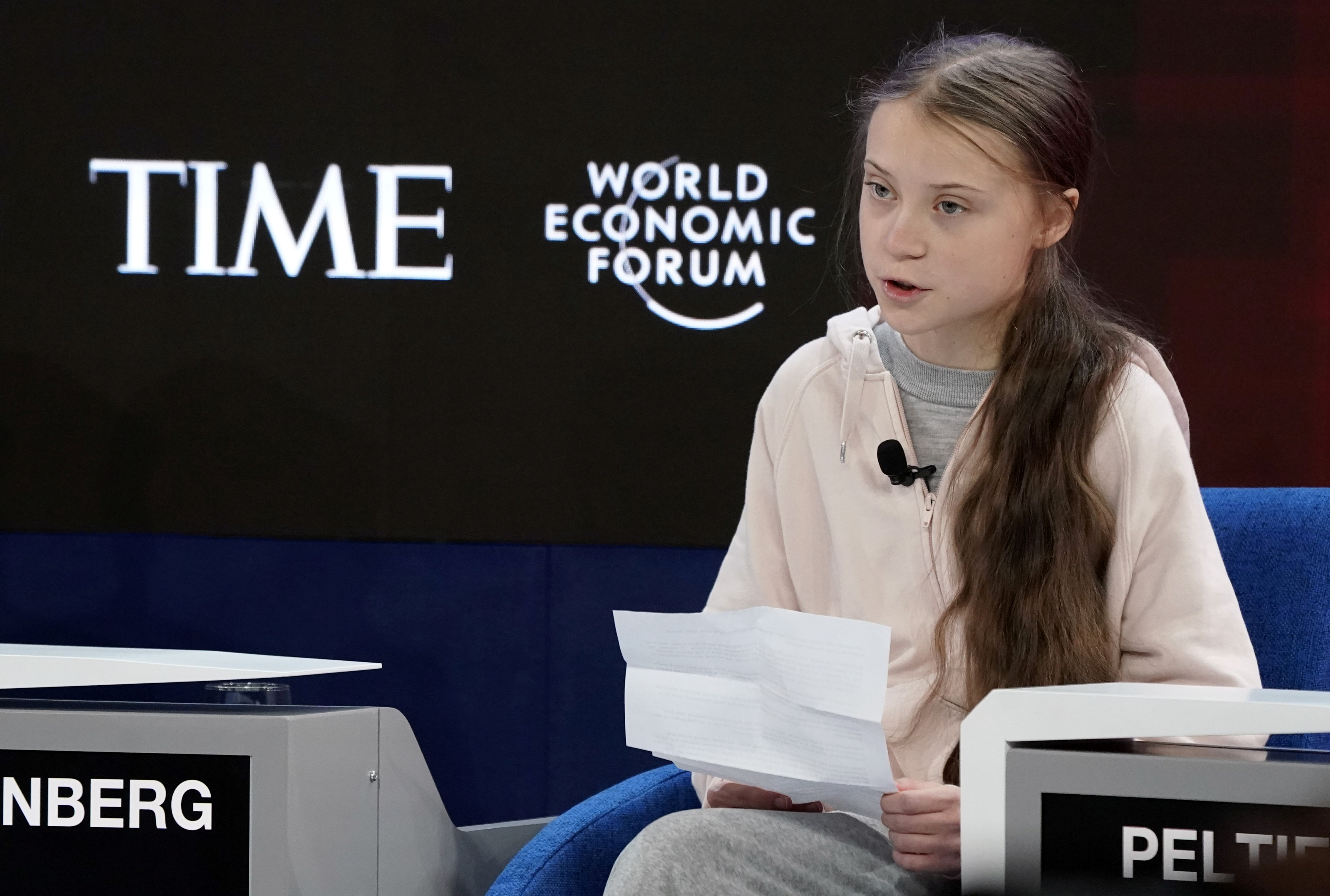 Greta Thunberg denuncia la inacción ante la crisis climática en Davos: “No se ha hecho nada”