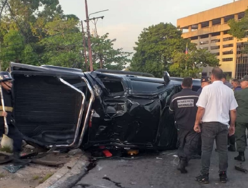 Fuerte colisión en Ciudad Bolívar dejó ocho lesionados, cinco de ellos militares