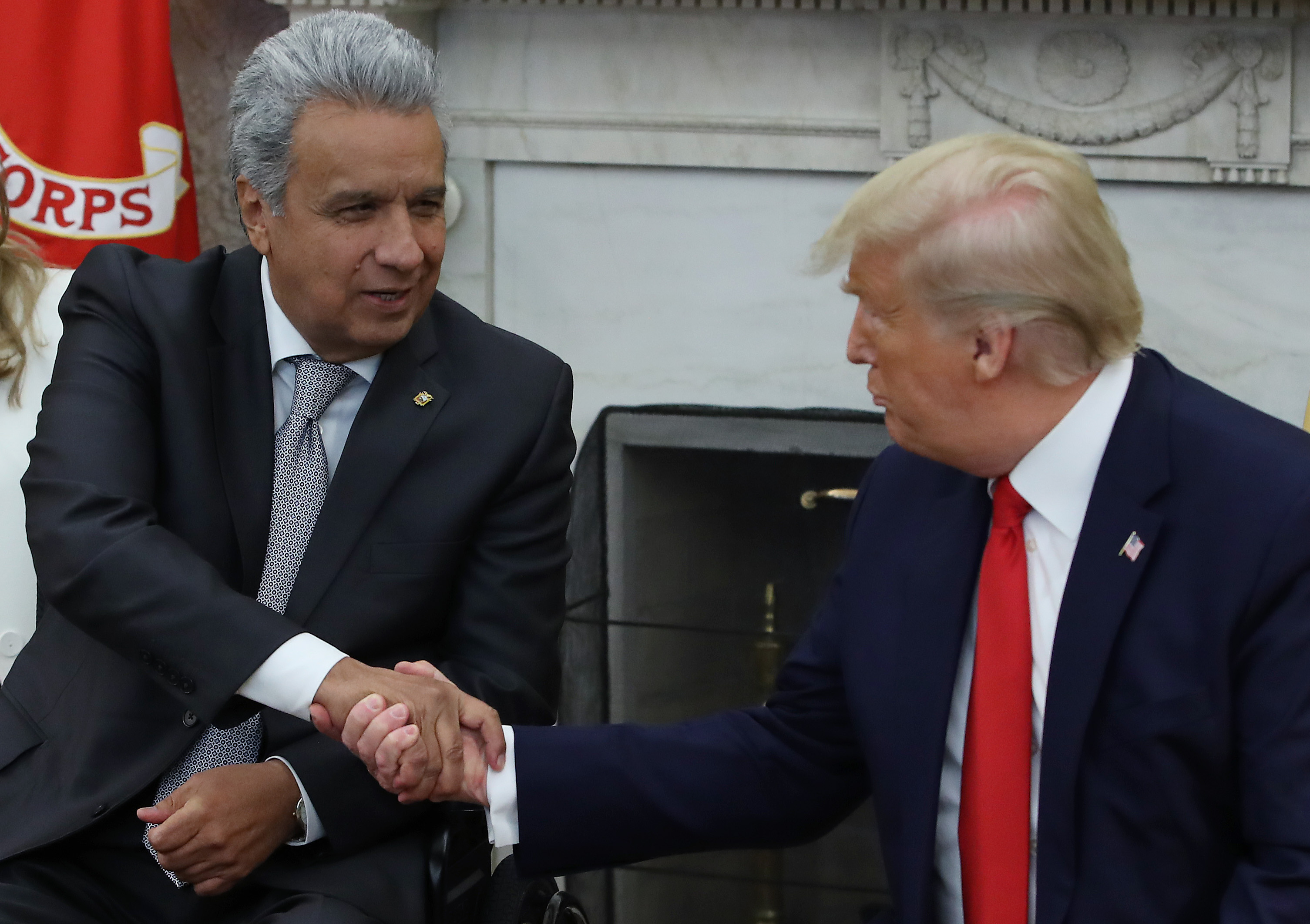 “Venezuela debe recuperar su libertad”, clamó Lenín Moreno tras su reunión con Trump (Video)