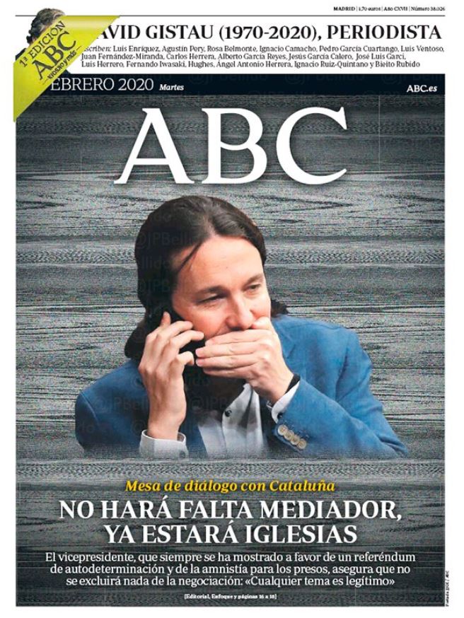 Portadas de la prensa internacional de este martes 11 de febrero de 2020