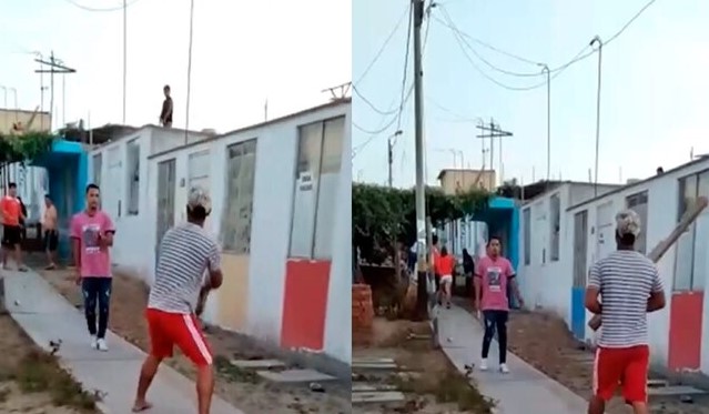 Venezolanos se enfrentan con cuchillos y palos por invasión de terrenos en Perú