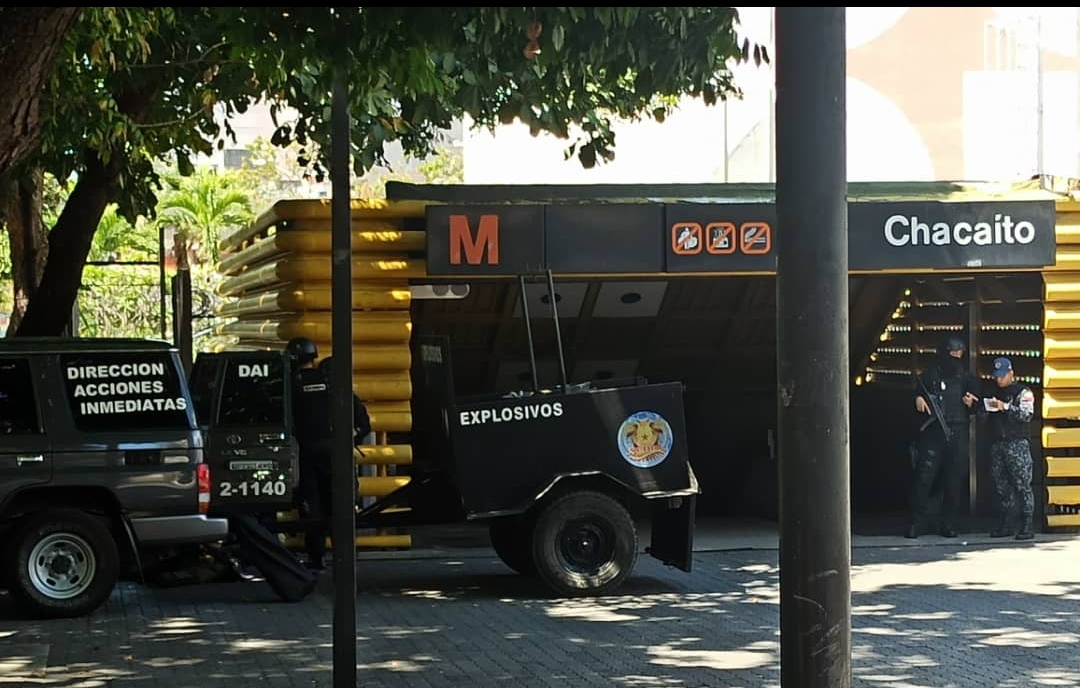 Encuentran presunto artefacto explosivo dentro de la estación Chacaíto del Metro de Caracas #8Feb (Fotos)