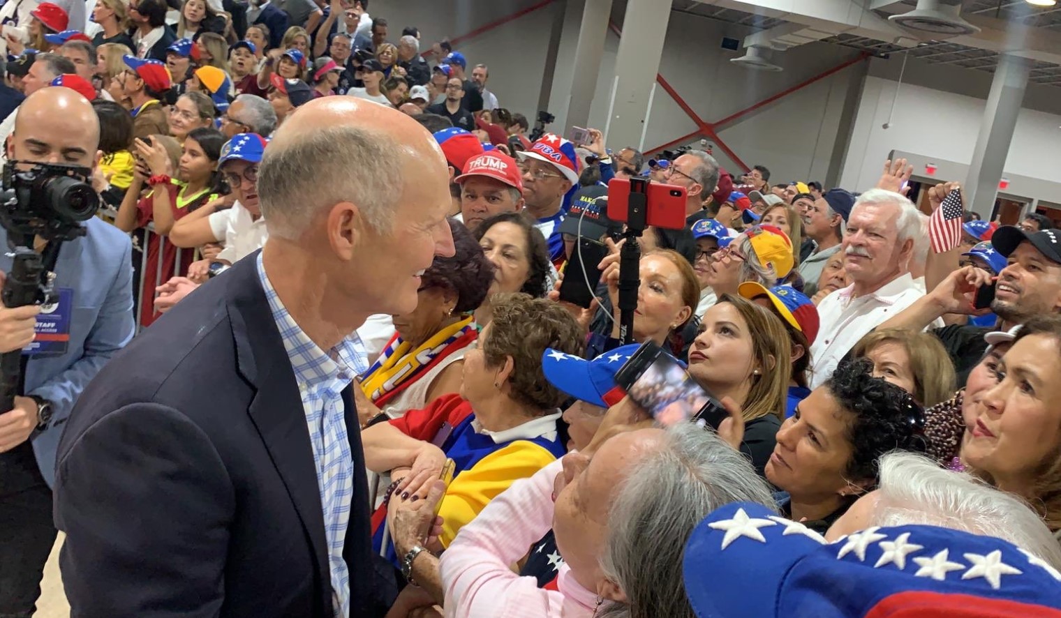 Guaidó agradeció el apoyo de Rick Scott y demás líderes políticos de Florida (Fotos)