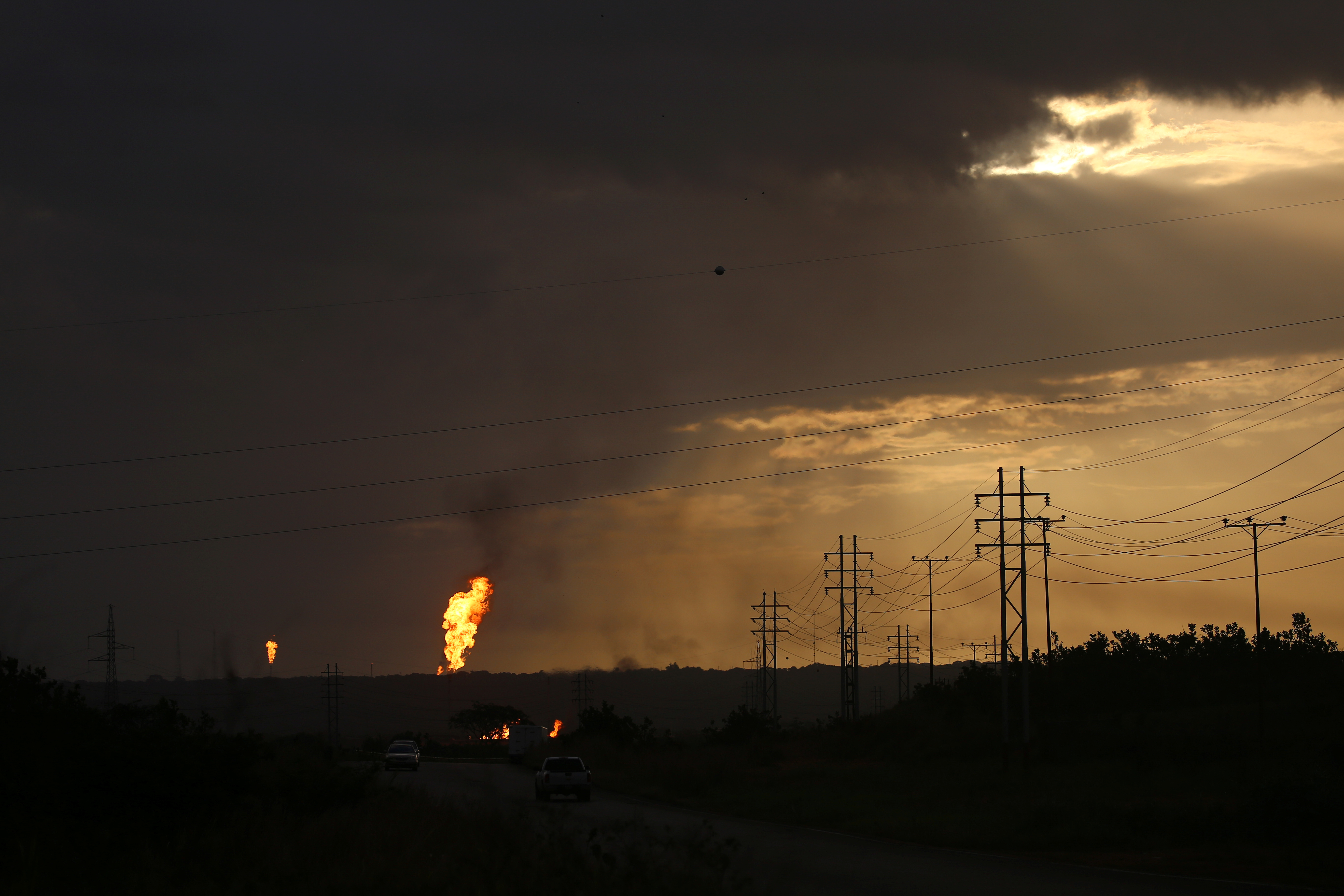 El exceso de quema de gas natural asfixia a los monaguenses