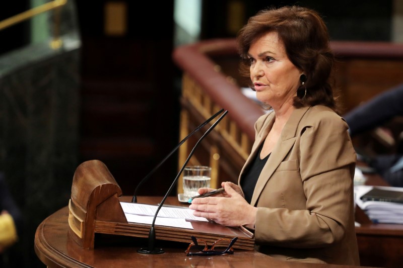 La vicepresidenta Carmen Calvo da positivo por coronavirus