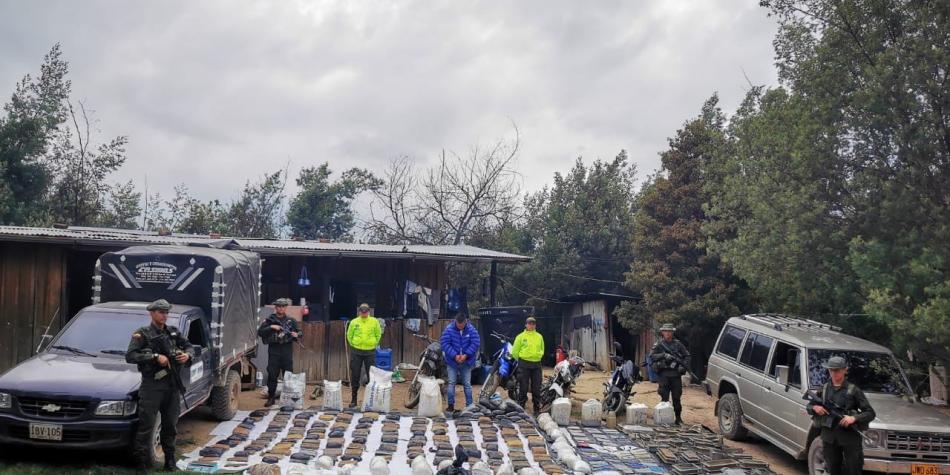 Cae otro megalaboratorio de cocaína en las goteras de Bogotá