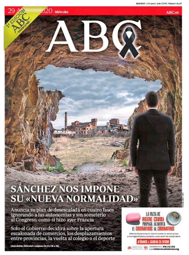 Portadas de la prensa internacional de este miércoles 29 de abril de 2020