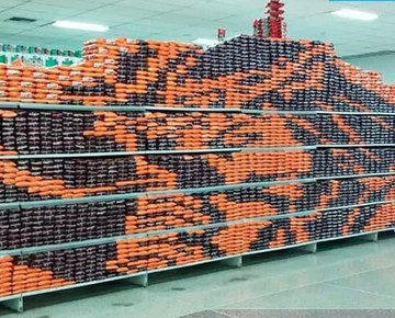 ¿Milagro o creatividad? Se hace viral la imagen del Nazareno en un anaquel de un supermercado en Yaracuy (VIDEO)