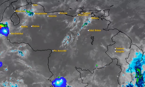 El estado del tiempo en Venezuela este #24Abr, según Inameh