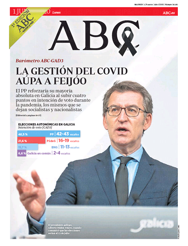 Portadas de la prensa internacional de este lunes 1 de junio de 2020