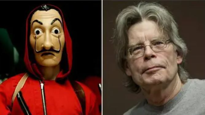 Stephen King comenzó a ver la cuarta temporada de “La Casa de Papel”: Así fue su reacción