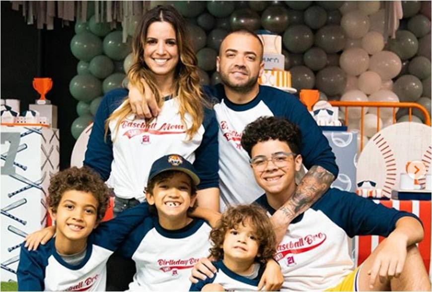 De esta forma, los hijos de Nacho e Inger recibieron al nuevo integrante de la familia