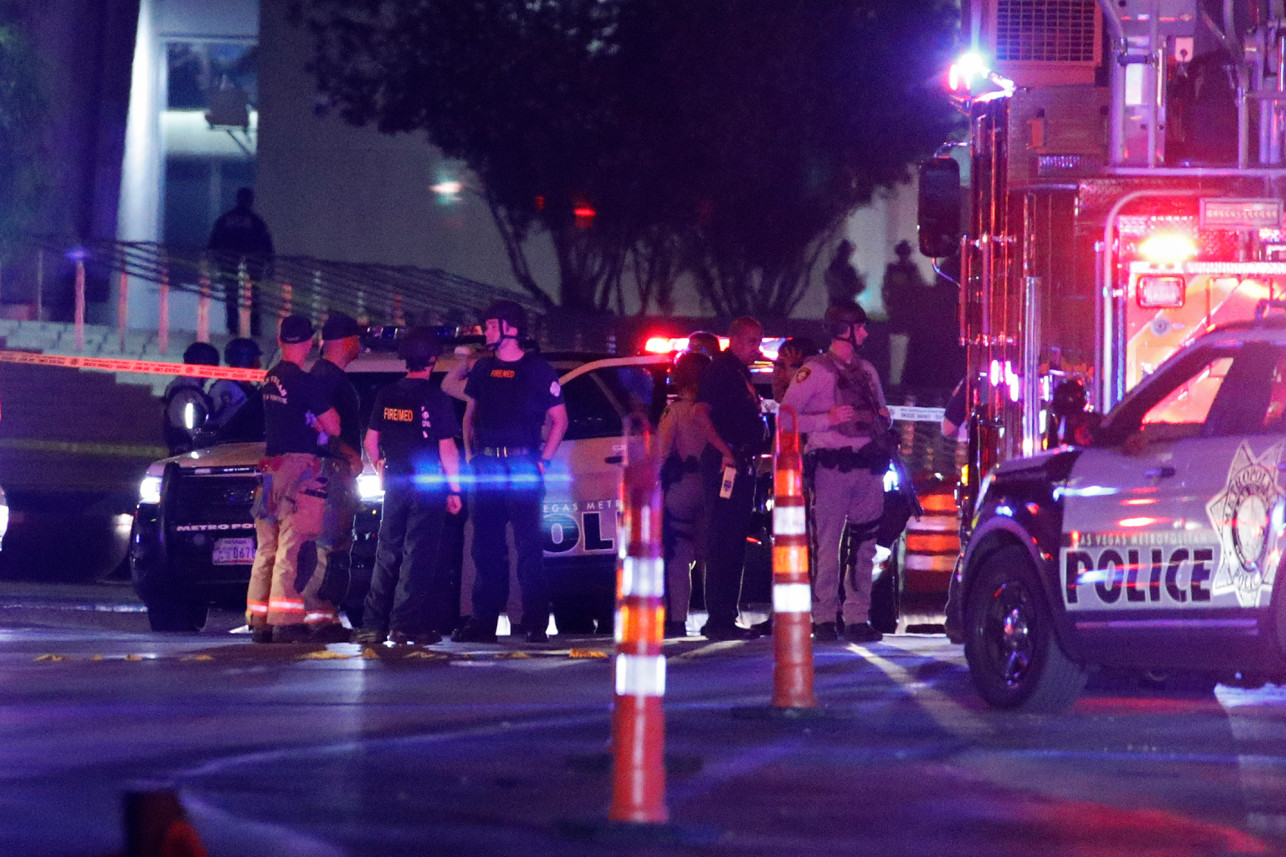 Policía de Las Vegas recibe disparo en la cabeza durante protesta de George Floyd