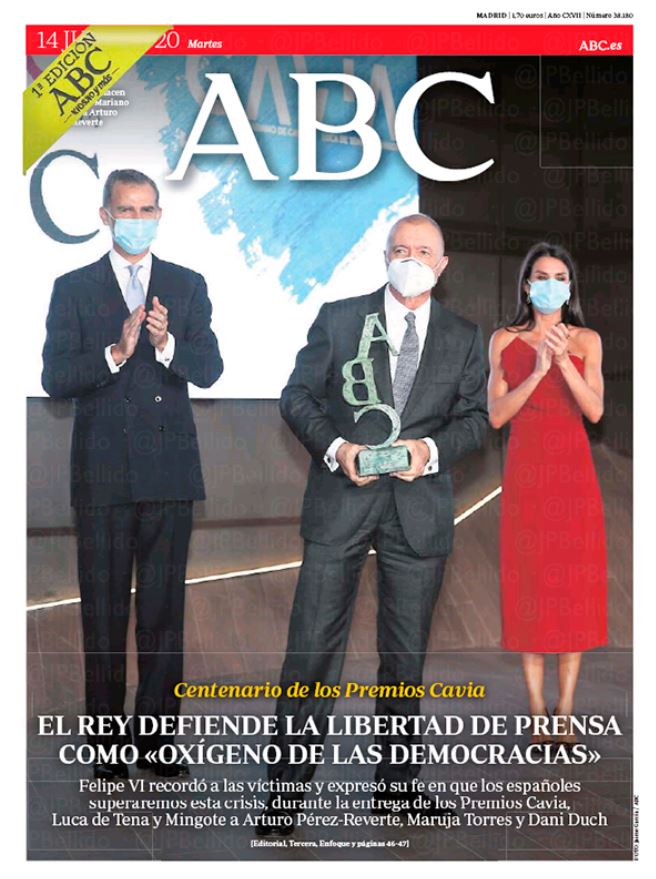 Portadas de la prensa internacional de este martes 14 de julio de 2020