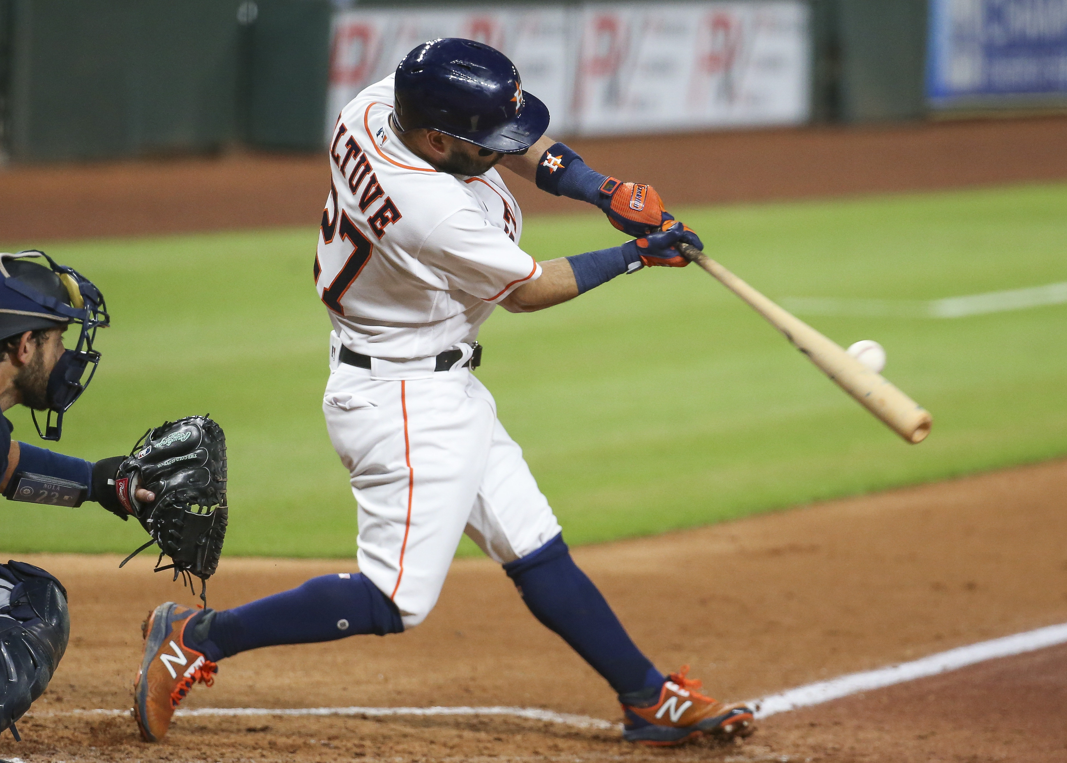 ¡Tablazo! José Altuve conectó su primer CUADRANGULAR de la temporada (VIDEO)